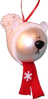 polar bear ornament (200x406, 15Kb)