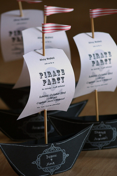 Pirate Party Invitations