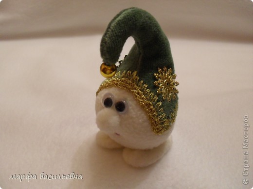 Игрушка Шитьё: Новогодние снежки Ткань Новый год. Фото 8